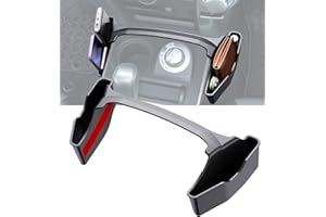 SINVANHO Center Console Organizer Compatible with Toyota 4Runner 2024 2023 2022 2021 2020 2010-2019, Car Interior Accessories, Shifter Storage Box, Gear Shift Console Side Tray, Coin Change Holder, Black