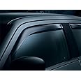 WeatherTech Custom Fit Side Window Deflectors for Ford Transit Connect - (80751), Front Pair - Dark Tint