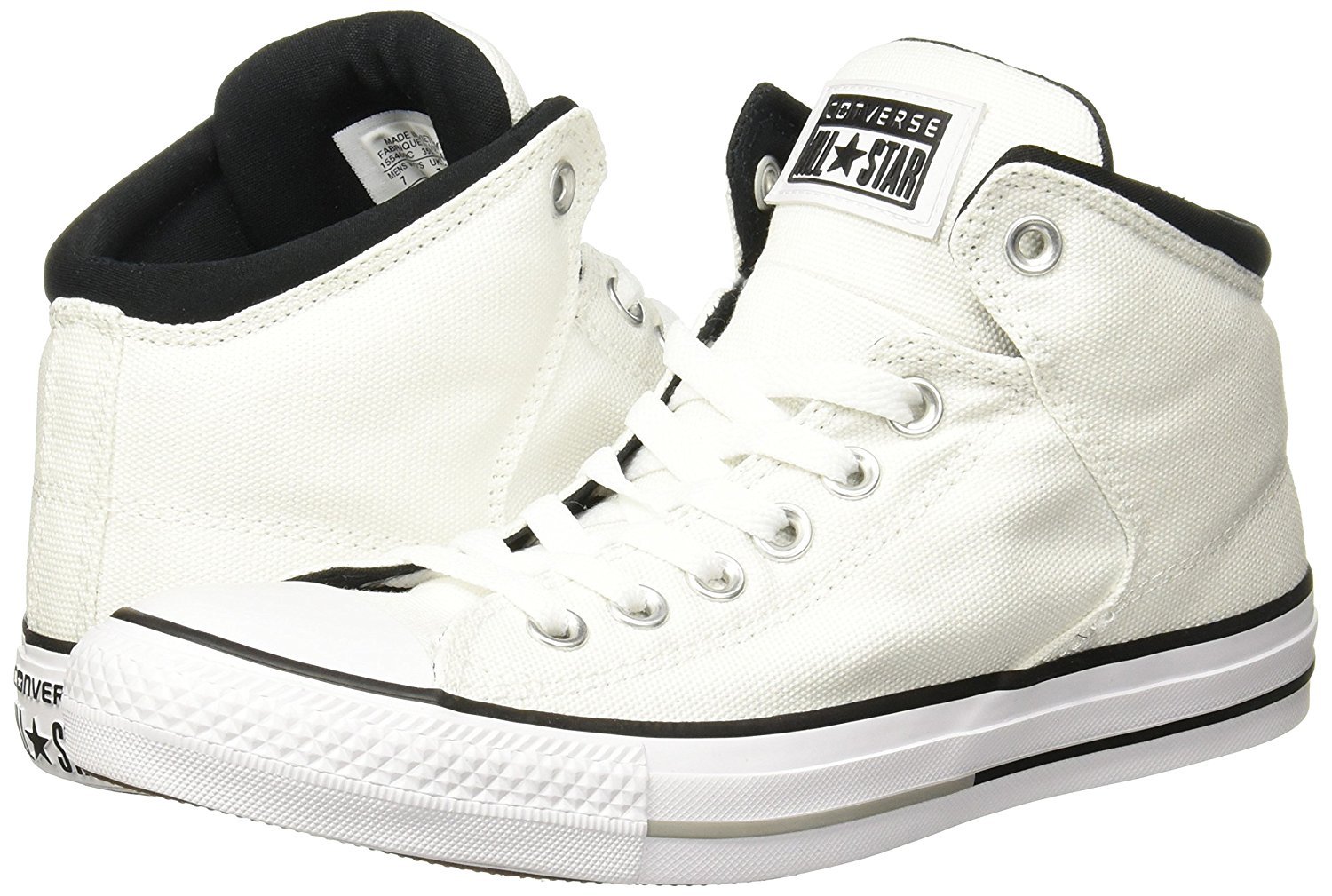 men's street tonal canvas high top sneaker