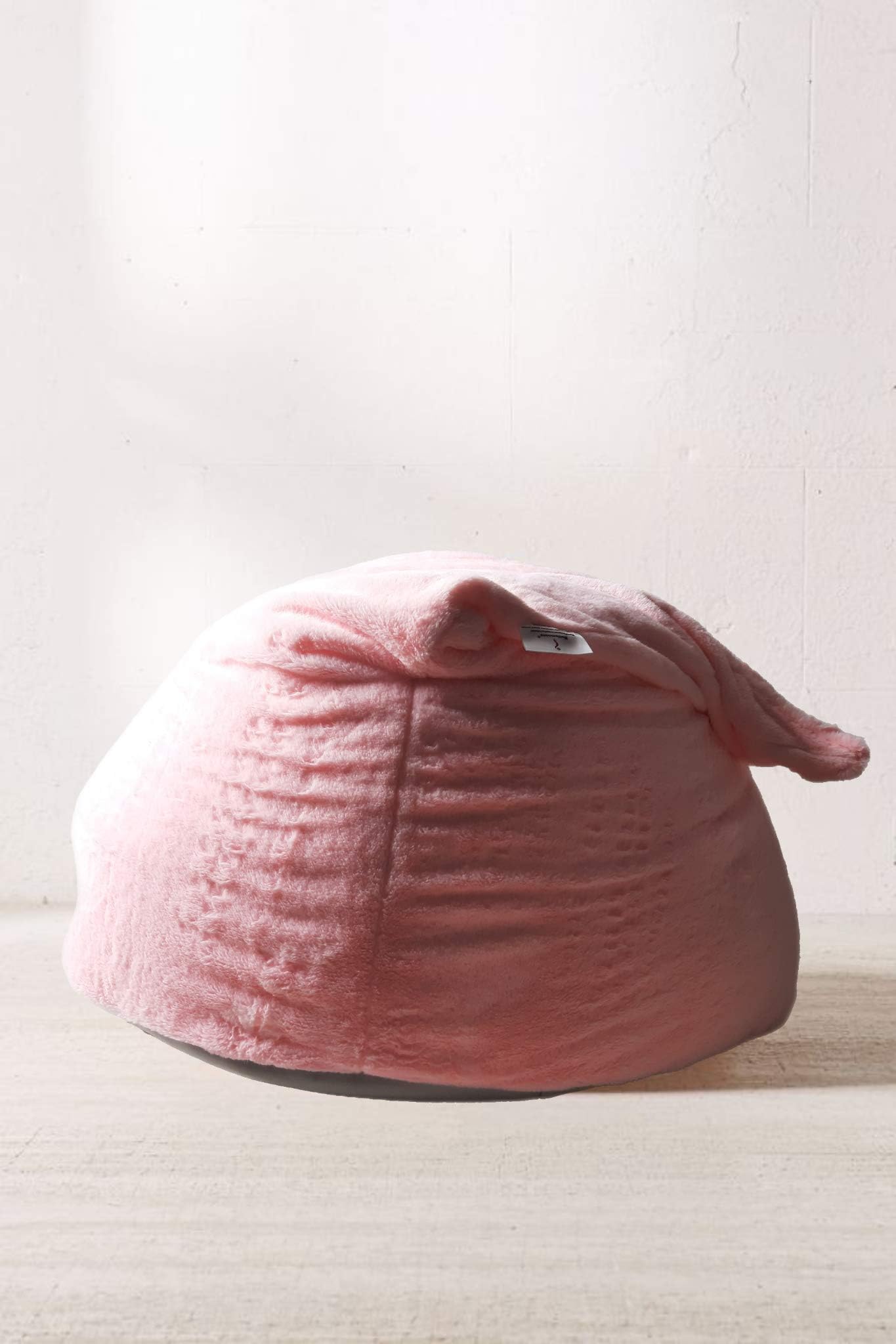 Mollismoons Very Attractive Soft Designer Furry Bean Bag (XXXL, Pink)