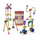 TINKERTOY - Retro Building Tin - 100 Parts