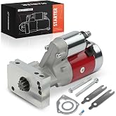 A-Premium High Torque 3HP Starter Motor, 12V 2.5KW 9 Teeth Clockwise | Compatible with Chevy Small Block Chevy SBC 327 350 383, Big Block Chevy BBC 396 454 502