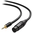 VIOY XLR To 3.5MM Cable 6.6 FT, Unbalanced Aux Male To XLR