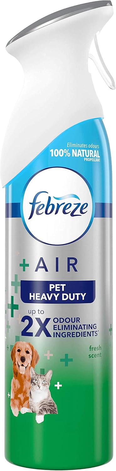 Febreze Pet Air Freshener Spray, 300 ml, White, 300 ml (Pack of 1)