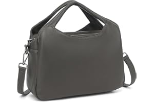 KOGTLA Genuine Leather Purses for Women, Crossbody Shoulder Bags with Top-Handle, Tote Satchel Handbags