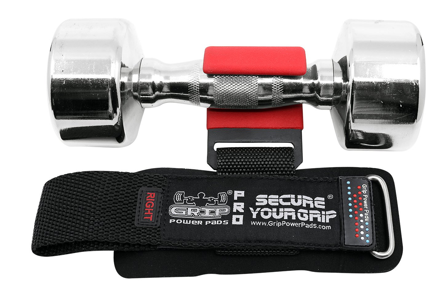 Grip Power Pads Heavy Duty PRO Metal Lifting Steel Hooks Best Power