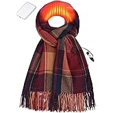 Heated Scarf for Women Include Rechargeable Battery, Winter Electric Neck Scarf for Cold Weather