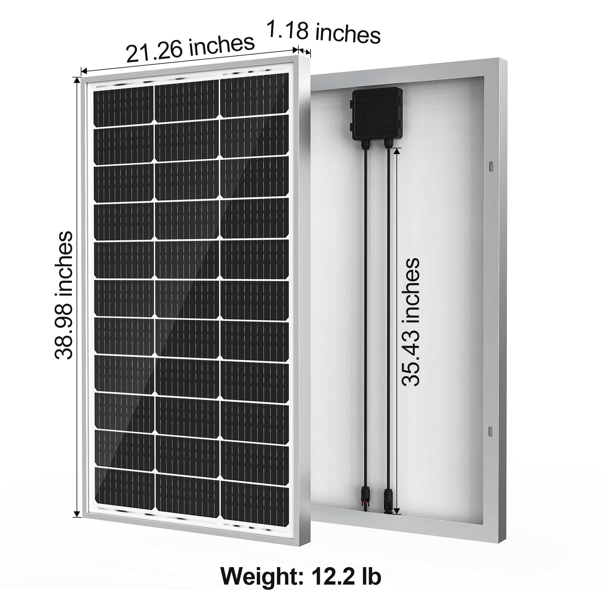 Solperk Solar Panel Mua SOLPERK Solar Panels 100 Watt 12 Volt, High-Efficiency ...