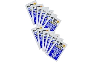 BURNFREE Burn Free Pain Relieving Gel Single Use Packet 12 Pack/Cools, Soothes, Moisturizes, Relieves Pain/for All Minor Burns Including Sunburn / 12 x 1/8 Ounce