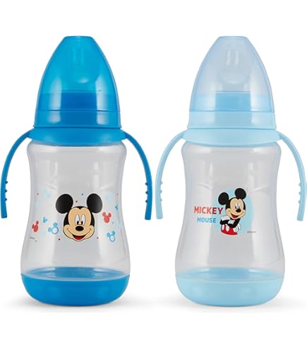 1990年代レトロアンティークミッキー哺乳瓶Disney baby bottle Amazon.com : Baby Bottles 5 oz for Boys and Girls| 3 Pack of
