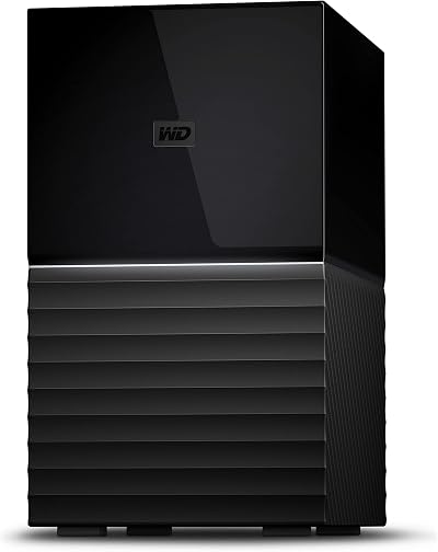 WD My Book Duo 44TB External Hard Drive RAID USB 3.2 Gen 1 Desktop Storage