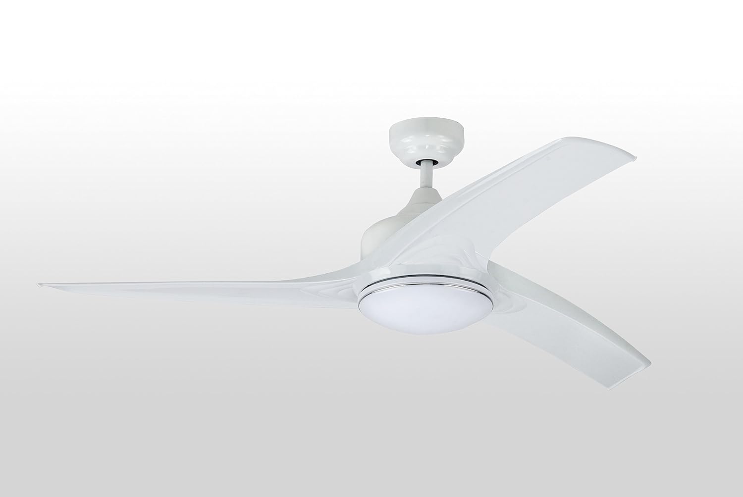 52 Dc Brushless Ceiling Fan With 3 Blades And Single Light Kit