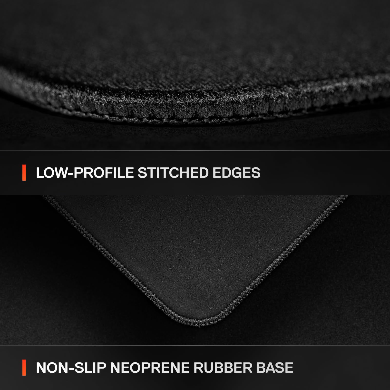 SteelSeries QcK XL Performance Control Gaming Mousepad — Extra Density for a Smooth Glide — Low-Profile Edge Stitching — Non-Slip Neoprene Rubber Base — 15.75 x 34.43 inch — FPS, MOBAs, RTS, MMO