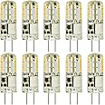 AIMEOKO G4 LED Bulb 12V (AC/DC) 2W - Warm White 2700K, Non-dimmable, Bi Pin Base, 10-Pack - Replace 10W-20W Halogen Bulbs for Home and Landscape Lighting