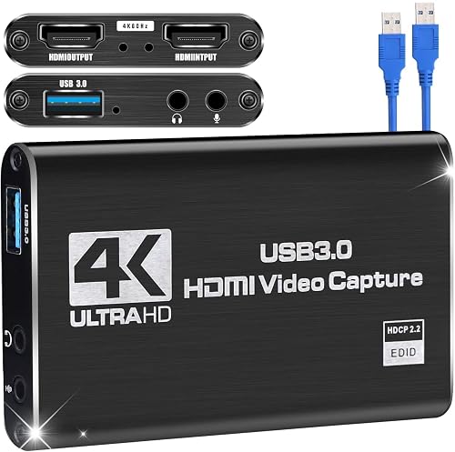 HDMI Capture Card USB Video Capture Card Device USB 3.0 Grabber Game ...