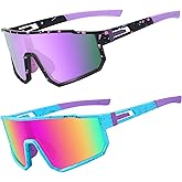 Derowern Youth Baseball Sunglasses, Kids Polarized Sports Sunglasses,UV400 Protection Glasses for Boys Girls Softball Cycling