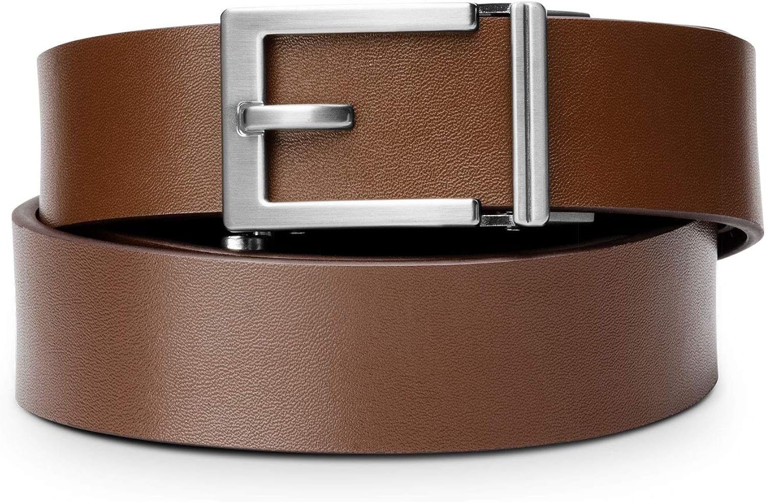 KORE Men’s Top-Grain Leather Track Belts | “Express” Nickel Buckle