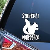 Sunset Graphics & Decals Squirrel Whisperer Decal Vinyl Car Sticker | Cars Trucks Vans Walls Laptop | White | 5.5 inches | SGD000407