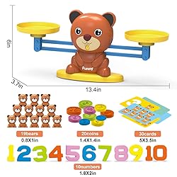 REMOKING Bear Balance Game, Funny Math Counting Toy
