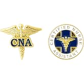 Certified Nurse Assistant "CNA" Lapel Pin Set
