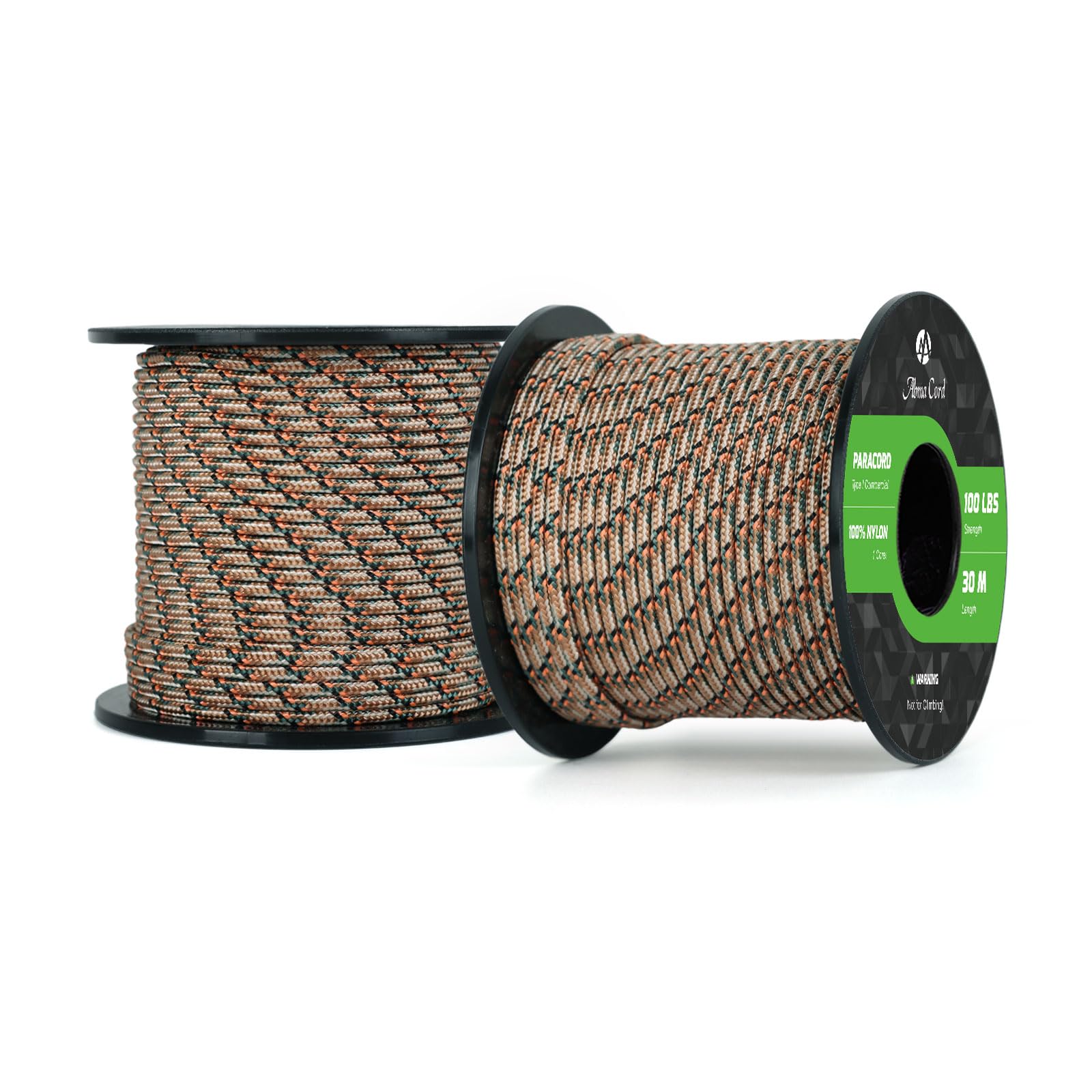 Abma Cord Paracord 100 lbs 2mm 100% Nylon 30M - Treestand — image 1