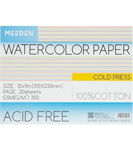 Unbekannt Fabriano Disegno 5 Lot Papier cartonné Blanc Naturel Grain Fin 300 g/m² 23 x 21 cm 20 Feuilles collées sur 4 côtés, sans Chlore et sans Acide, Set Pièces