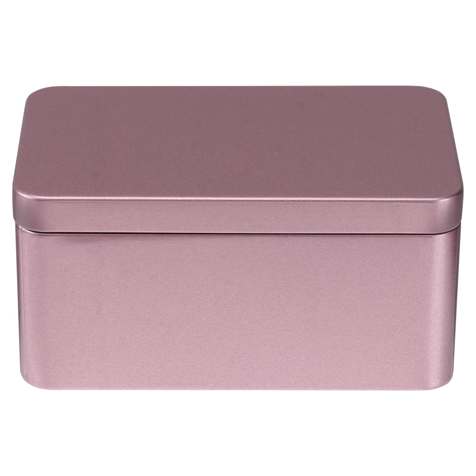 Zerodeko Tin Box with Lid, Tea Tin Empty Storage Metal Box Decorative Rectangular Oragnizer Jewelry present Packing Cookie Candy Container for Home Office Kitchen (Color)