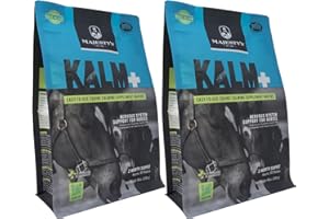 Majesty's Kalm Wafers - Supports Horse / Equine Balanced Behavior and Normal Nervous System Function (2 Pack (120 Count Total))