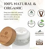 ecodrop Organic Face Cream Women Daily Natural Moisturiser Anti Ageing view 3