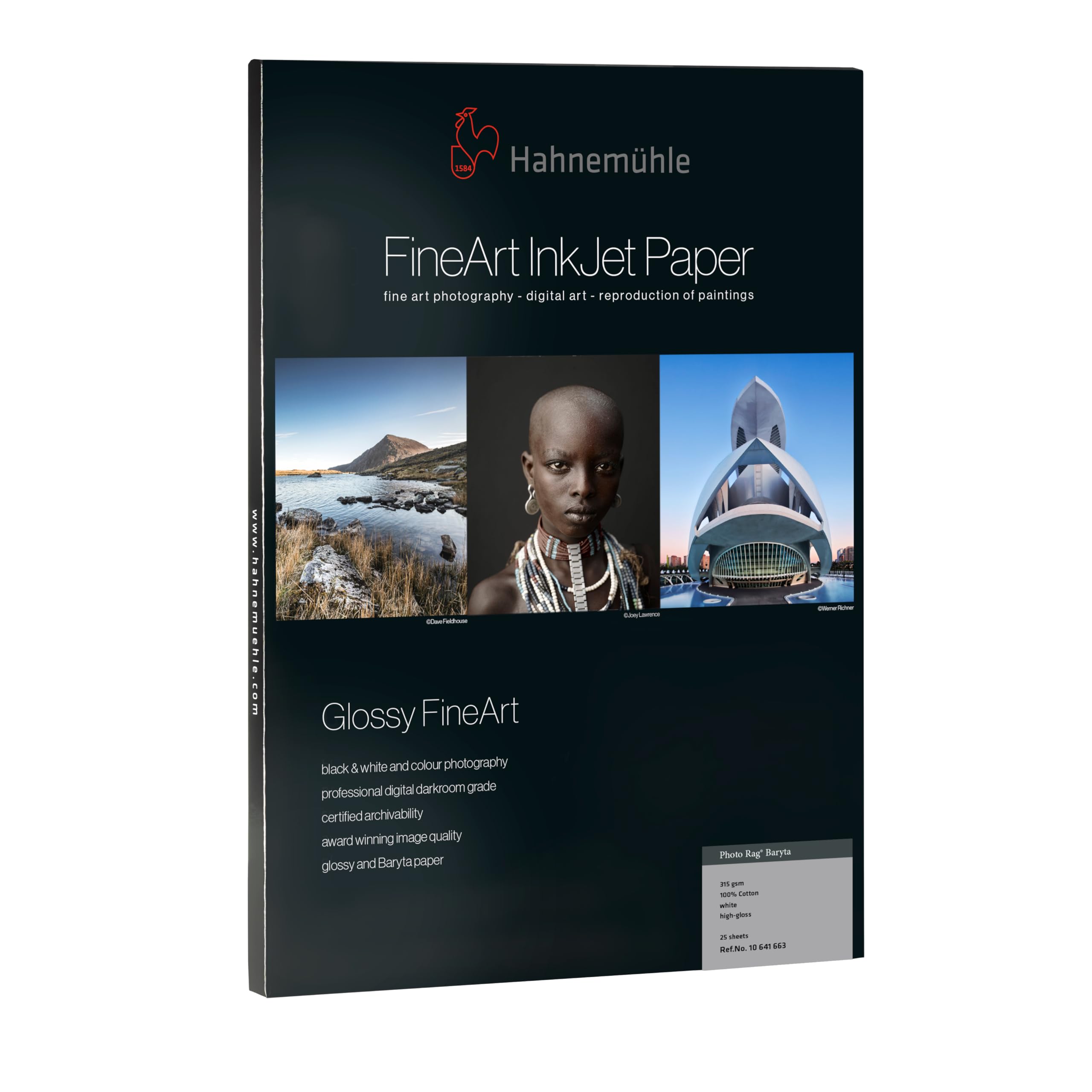 Hahnemühle Photo Rag Baryta 315 gsm, A4 25 sheets