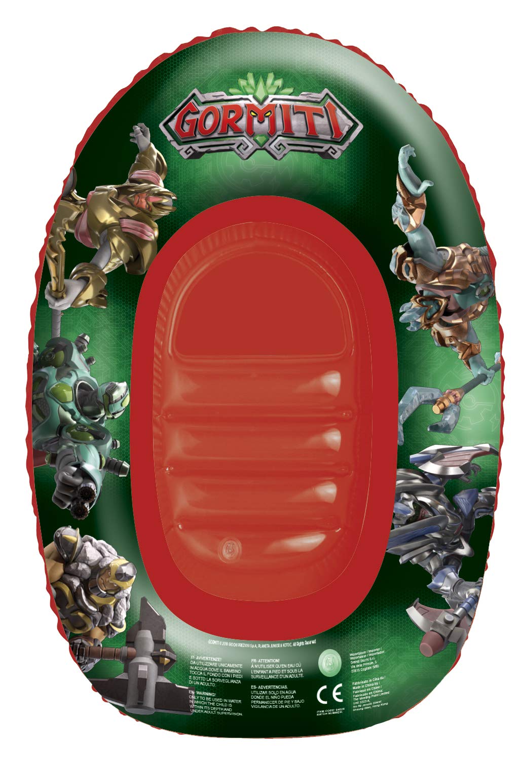Grandi Giochi - Gormiti Inflatable Tank 100x67, Colour 3, 8005124040248