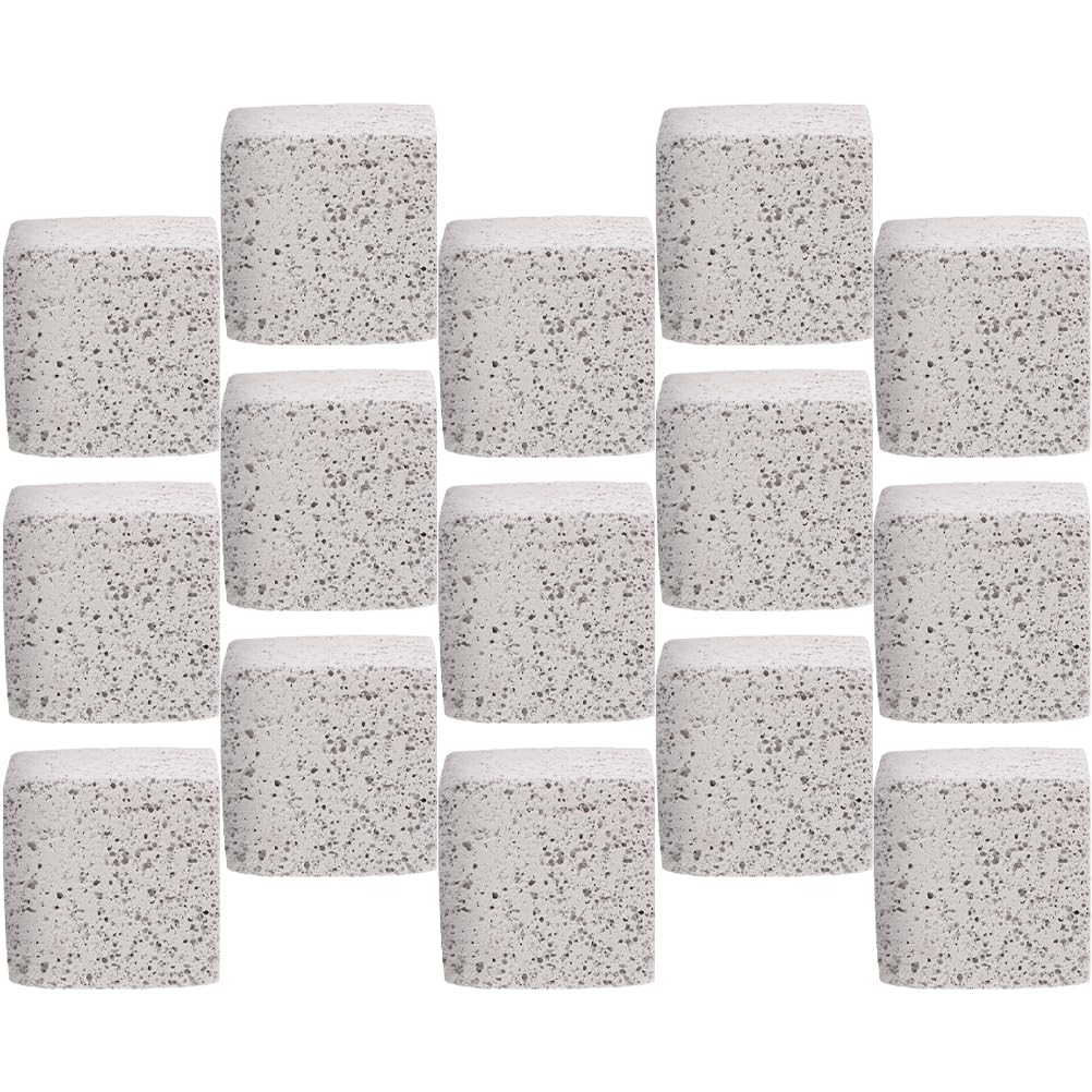 POPETPOP 15Pcs hamster molar stone chinchilla teeth grinding blocks rabbit mineral rabbit accessories hamster chew small animal treats small pet supplies guinea pig volcanic rock pumice