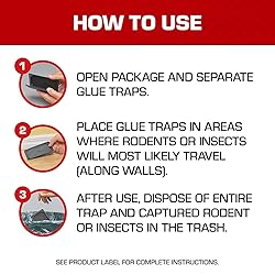 Tomcat Glue Traps Mouse Size with Eugenol for