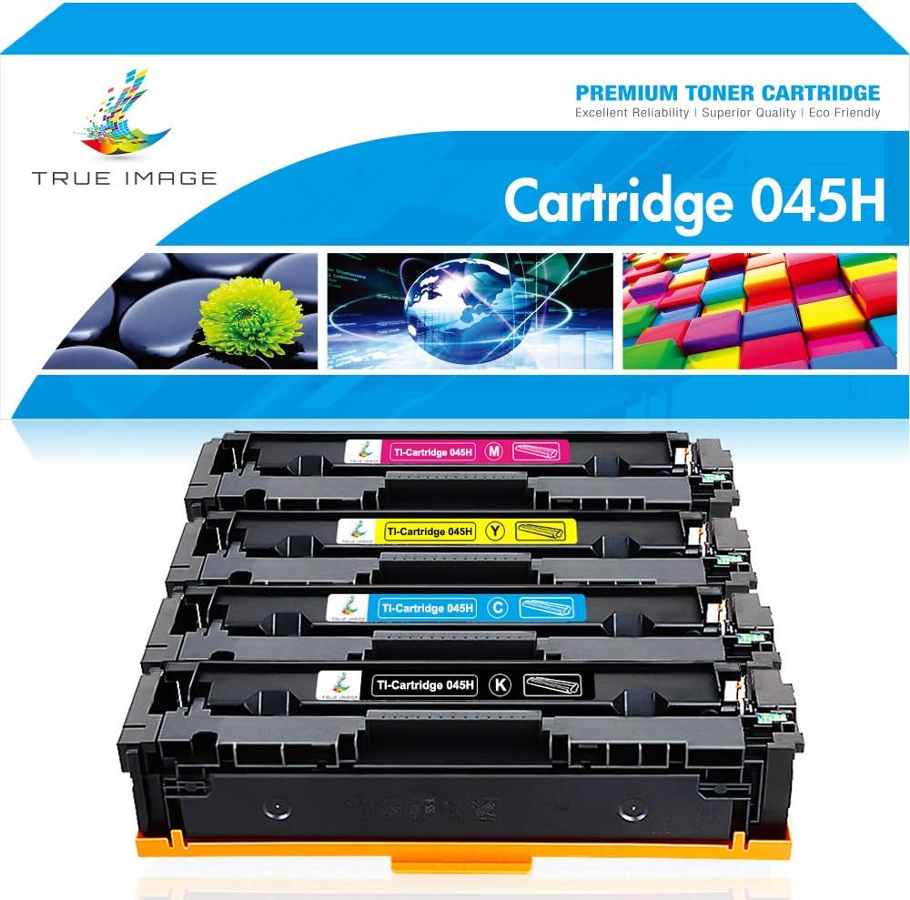 True Image Compatible Toner Cartridge Replacement for Canon 045 045H