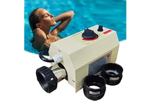 higgerllent Pool Heater-3KW 220V Upgrade Thermostat Electric Swimming Pool Heater,Digital Touch Display Energy Efficient Pool Water Heater for Spas, Bathtubs and Above Ground in-Ground Pools.