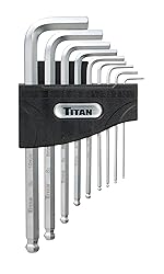 Titan 12736 9 Piece Metric Detent Ball Hex Key Set