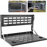 CXRCY Foldable Tailgate Table for Ford Bronco (2/4 Door) | Other vehicle models: drilling installation. Alloy Steel, Single-Layer Cargo Shelf with Molle Panel,100LB Capacity.