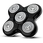 FAMELEC Electric Razor Replacment Heads for Remington Balder Pro XR7000, Premier Wet/Dry Bald Head Shaver Replacement Head for Balder Pro Head Shaver, Upgraded 5 Dual Track Heads & Flex Blades