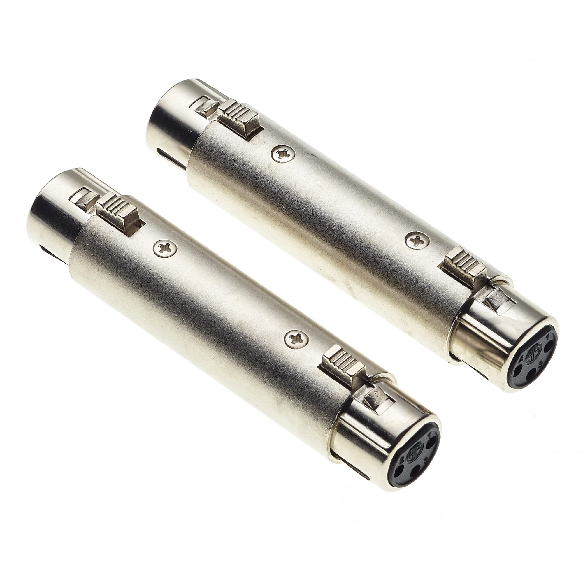 Keple XLR Female to Female Adapter, 3 Pin Connector Gender Changer Coupler Mic Line Adapter, Pack of 2