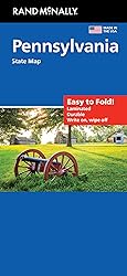 Rand McNally Easy to Fold: Pennsylvania State