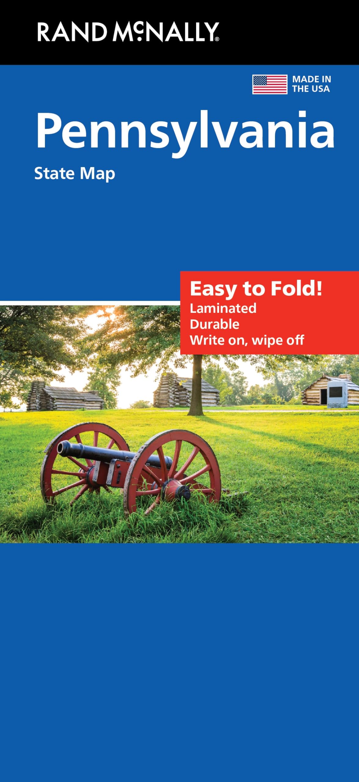 Rand McNally Easy to Fold: Pennsylvania State
