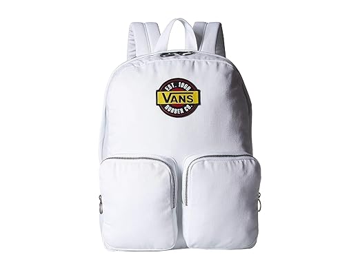 mochila vans cuadros blanco y negro