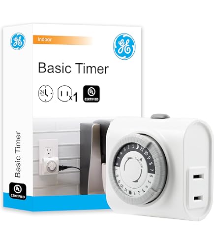 Manual Override Plug-in Timer Stanley 31198 LampMaster Twin, 2-Outlet Polarized India Daily Repeat Light Timer