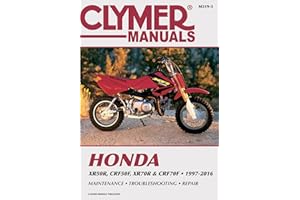 Honda XR50R, CRF50F, XR70R and CRF70F, 2000-2016 Clymer Repair Manual