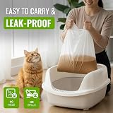 EcoBag 20 Pack Cat Litter Tray Liners XL 30L 27 Micron Heavy Duty 960x460mm view 5