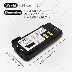 elxjar (4-Pack) 7.4V 3000mAh PMNN4409AR Replacement