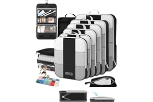 OlarHike compression packing cubes for garment organization