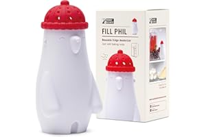 Monkey Business Fill Phil Refrigerator Deodorizer, Baking Soda Container, Baking Soda Fridge Deodorizer, Cute Gifts, Kitchen Gadgets