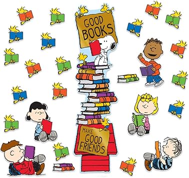 Amazon Com Eureka Good Books Make Good Friends Peanuts
