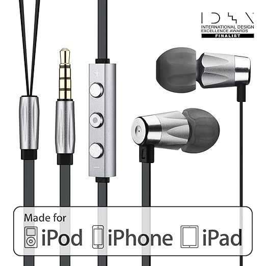 title=GGMM® Alauda Auricolari in Ear Squisita di Peso Leggero con Controllo Volume e